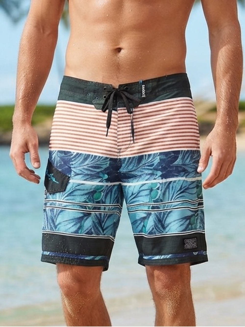 Maui and Sons Swim Trunks
